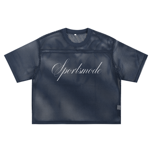 Navy Mesh Jersey