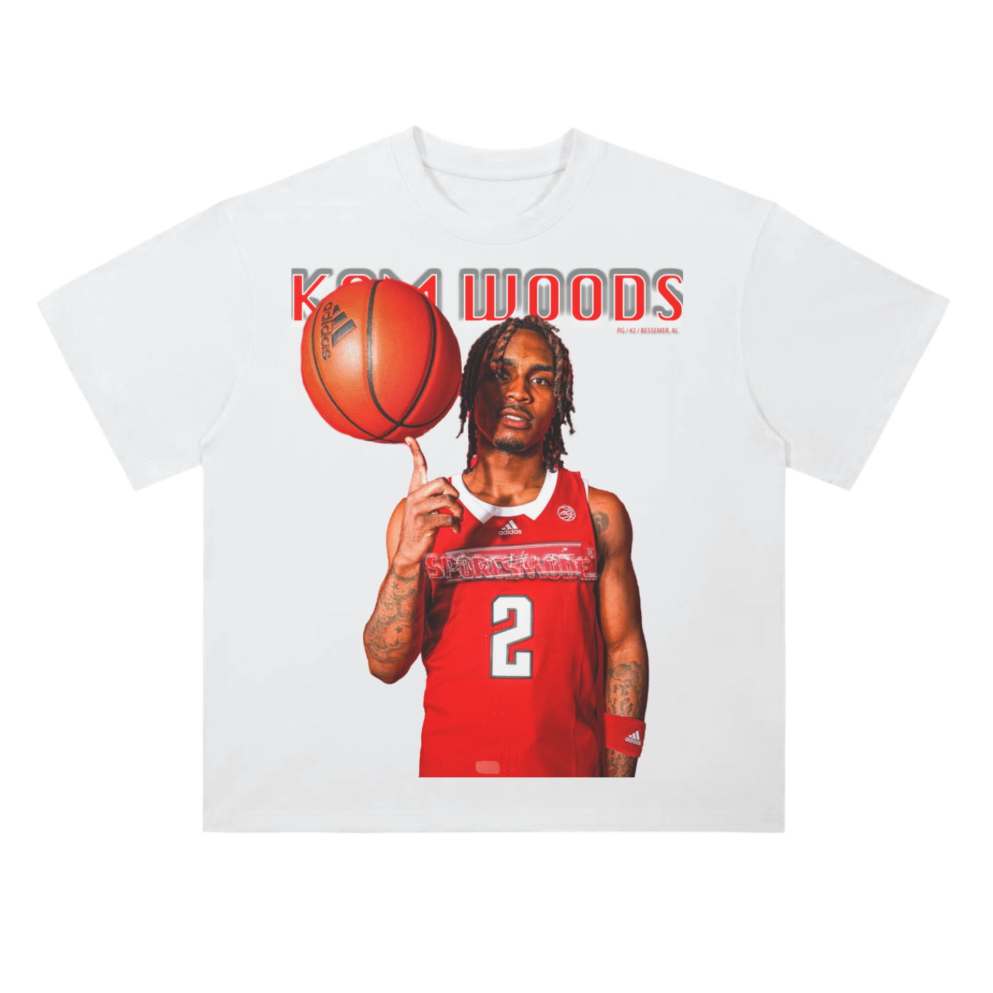 Kam Woods "2" Tee