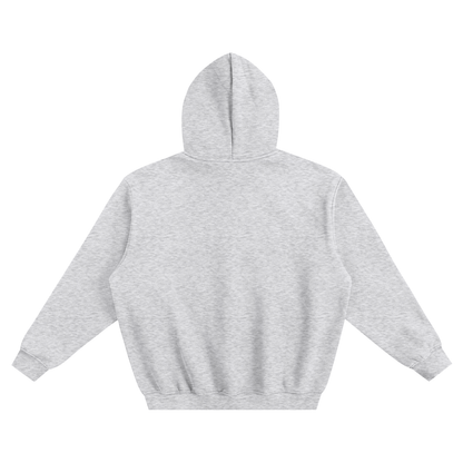FLOWER GREY LOGO HOODIE