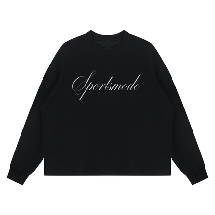 Waffle Boxy Long Sleeve T-Shirt