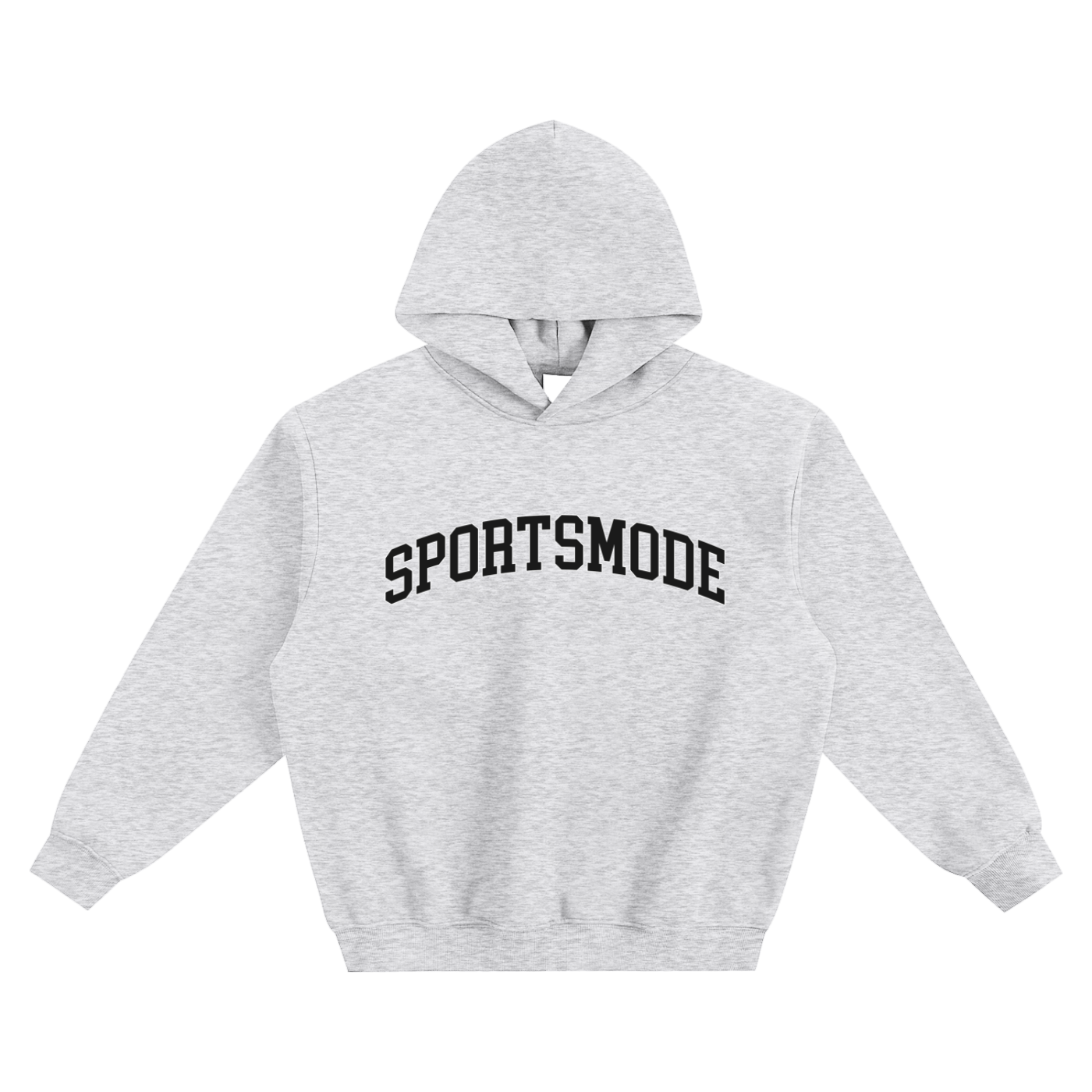 FLOWER GREY LOGO HOODIE