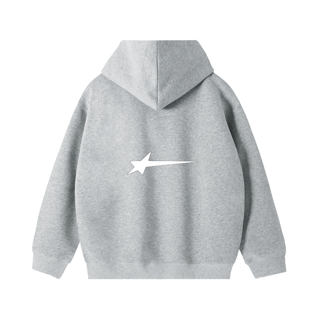 Basic Gray Zip-Up