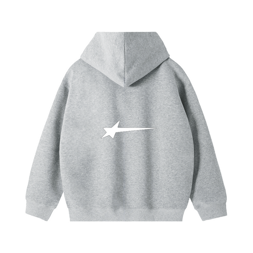 Basic Gray Zip-Up