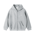 Basic Gray Zip-Up