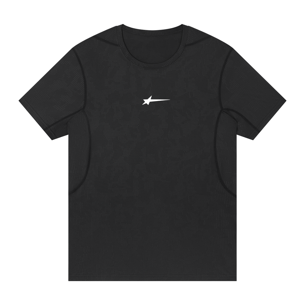 Men's Jacquard Slim Mesh T-Shirt