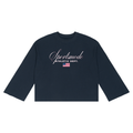 Navy Blue Cursive Logo Thermal