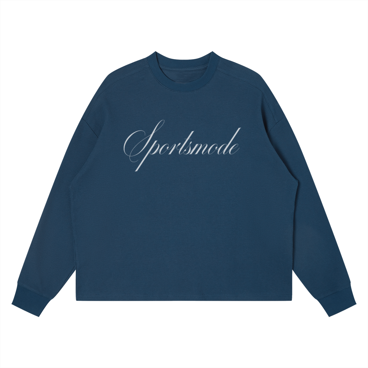 Waffle Boxy Long Sleeve T-Shirt